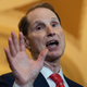 US Senator from Oregaon Ron Wyden (D-OR) speaks to the press after the Democratic weekly policy lunch at the Capitol in Washington, DC, on May 14, 2019.